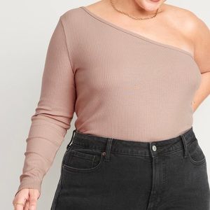 Old Navy One-Shoulder Rib-Knit Top for Women